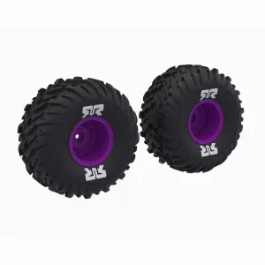 dBoots Cut Chevron MT Tire Set Glued - Purple