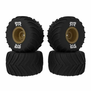 dBoots Chevron MT Tire Set Glued - Bronze (2 Pairs): GROM