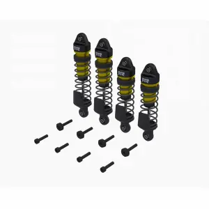 Shock Set - F/R Assembled - 700cSt Oil (Gold) (4Pcs) - Mini