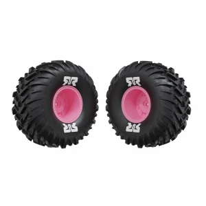 dBoots Cut Chevron MT Tire Set Glued - Pink