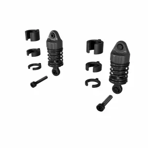 Rear Shock Set 38.50mm Length - 800cSt Oil (2pcs): GROM