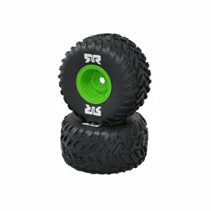 dBoots Cut Chevron Monster Truck Tire Set - Glued 16mm (2pcs)
