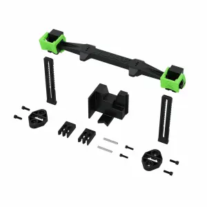 Ratchet Battery Mounting Set - Green