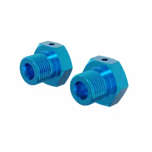 Wheel Hex 17mm - Anodized Aluminium (2pcs) - Blue