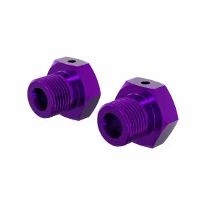 Wheel Hex 17mm - Anodized Aluminium (2pcs) - Purple