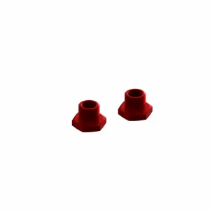 Aluminium Wheel Hex 17mm 14.6mm Thick Red (2)