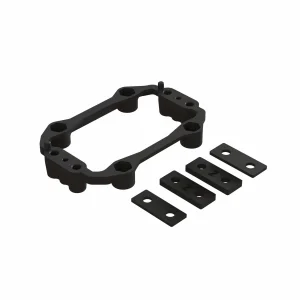 Aluminium Servo Mount Plastic Holder Set