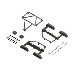 Desert Truck Body Roll Cage Set - Black: GROM