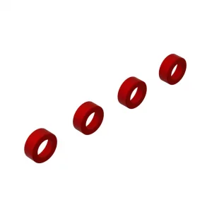Aluminium Suspension Arm End Cap (Red) (4)