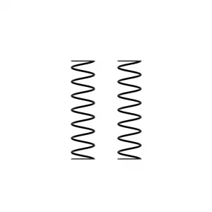 Shock Springs: 130mm 2.21N/mm (12.62lb/in)(2)