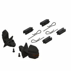 Wing mirror and door handle set