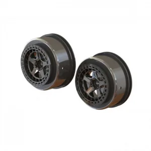 AR510098 SC 2.2 /3.0 Wheel 14mm Hex Black Chrome(2)