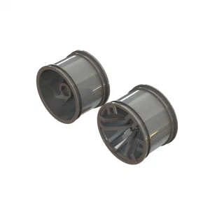 MT 2.8 Wheel 14mm Hex Gun Metal (2)