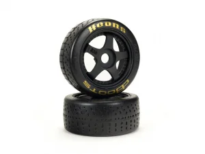 DBoots Hoons 42/100 2.9 Gold Belted Tyres on 5-Spoke 17mm Hex Wheels (2)