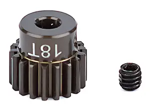 Associated Factory Team Aluminium Pinion Gear - 18T 48DP - 3.2mm Shaft