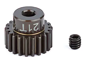 Associated Factory Team Aluminium Pinion Gear - 21T 48DP - 3.2mm Shaft