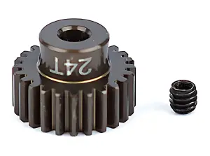 Associated Factory Team Aluminium Pinion Gear - 24T 48DP - 3.2mm Shaft