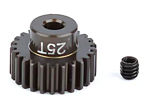 Associated Factory Team Aluminium Pinion Gear - 25T 48DP - 3.2mm Shaft