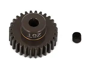 Associated Factory Team Aluminium Pinion Gear - 28T 48DP - 3.2mm Shaft