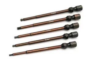 Associated Factory Team 5 Piece 1/4 Power Tool Bit Tips Set