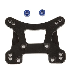 Team Associated Reflex 14B/14T Front Shock Tower Black Aluminium.