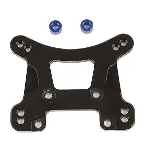 Team Associated Reflex 14B/14T Front Shock Tower Black Aluminium.