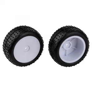 Team Associated Reflex 14 Wide Mini Pin Tyres - Mounted White