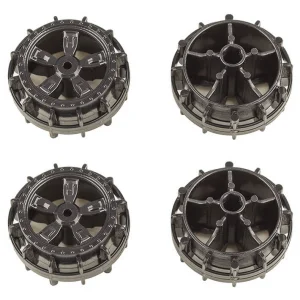 Team Associated Nano Sport Wheels Black (4)