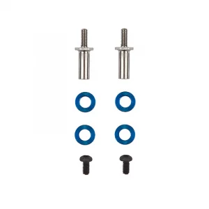 Team Associated RC28R FT Adj. Front Axles - Titanium