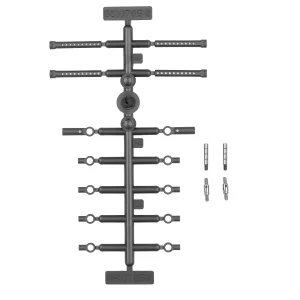 Team Associated RC28R Turnbuckle + Damper Tube Set