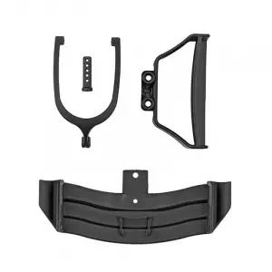 Team Associated RC28F Front And Rear Wing Set - Black
