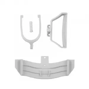 Team Associated RC28F Front And Rear Wing Set - White