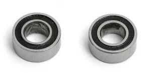 5 X 10 X 4 Ball Bearings (2) Rubber Sealed