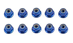 Associated Factory Team Blue M4 Locknuts (10)