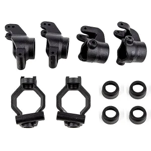 Team Associated Rival MT8 Caster Blocks - Steering Blocks - Rear Hub Set