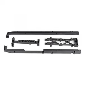 Team Associated SR7 FT Lower Chassis Brace Set Carbon