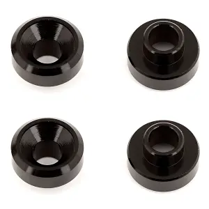 Associated Aluminium Servo Washers Black (4)