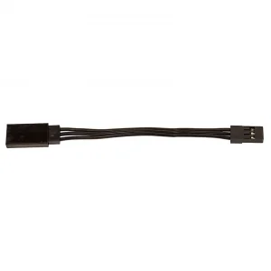 Reedy 75mm Servo Extension Wire Black (2.95In)