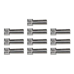Reedy Grip Bullet Connectors Silver 5mm X 14mm (10)