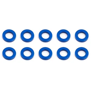 Associated Ballstud Washers 5.5 X 1.0mm Blue Aluminium (10)