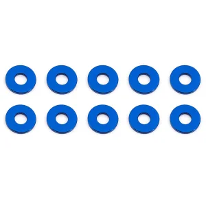 Associated Bulkhead Washers 7.8 X 1.0mm Blue Aluminium (10)
