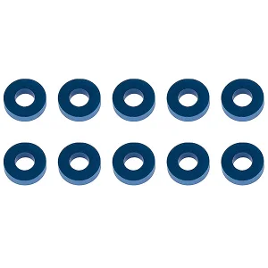 Associated Washers 7.8 X 3.5 X 2.0mm Blue Aluminium (10) ** CLEARANCE **