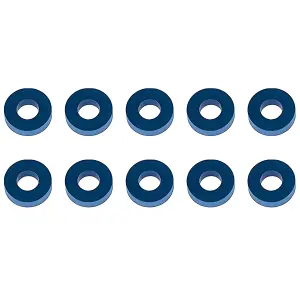 Associated Washers 7.8 X 3.5 X 2.0mm Blue Aluminium (10)