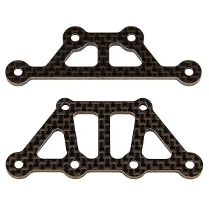 Team Associated Apex 2 FT Top Plates - Carbon Fibre