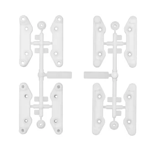 Team Associated 6X6 Arms Mounts +3mm - Natural