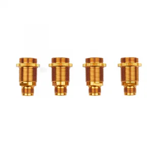 Team Associated 6X6 Aluminium Shock Bodies - Gold
