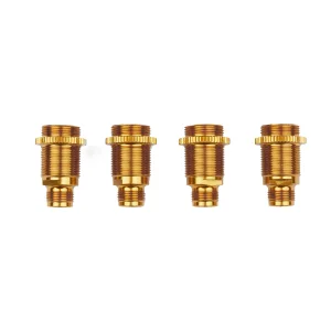 Team Associated 6X6 Aluminium Shock Bodies - Gold