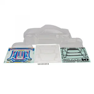Team Associated RC10 Rally 4X4 Body Set - Clear