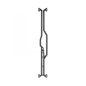 Team Associated TC8 FT Carbon Fibre One-Piece Top Deck 2.5mm