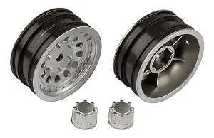 Associated CR12 Wheel Set Satin Silver